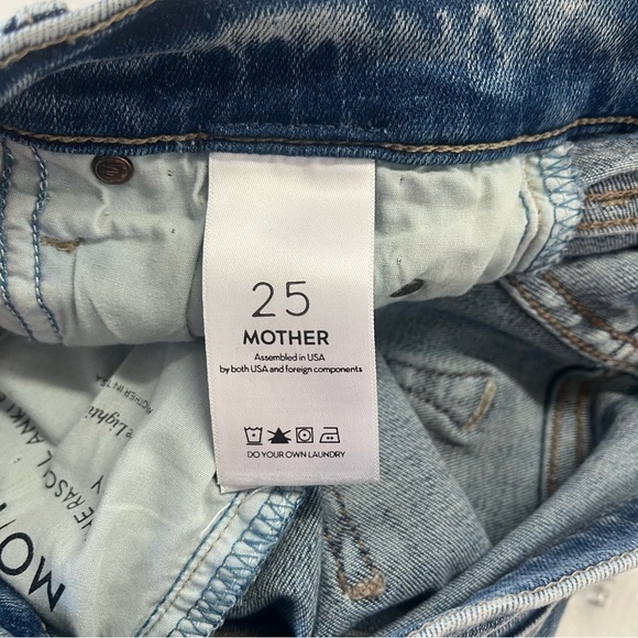 MOTHER x REVOLVE The Rascal Ankle Fray in Bonfire Lighting - Picture 11 of 14